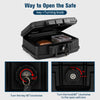 Fire & Water Resistant Security Safe Box Portable Safe Box Chest W/Key Lock