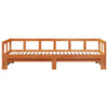 Daybed without Wax Brown 90x200 Solid Wood Pine B3H8