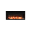 34in LED Electric Fireplace Fire 12 Flame Standing Set Side Lamp 48in Surround