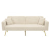 Sofa Bed Sleeper Fabric Love Seat Sofa Couch Sofa Settee for Living Room Beige