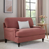 Dusk Hampshire Dusky Pink Matte Velvet Loveseat RRP £378