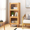 Small Corner Sideboard Storage Organizer Bamboo Cabinet-Natural