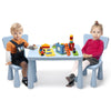 Kids Play Table and Chair Set Children Multi Activity Desk Chair Furniture Blue
