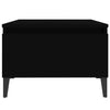Side Tables 2 pcs Black 50x46x35 cm Engineered WoodNew