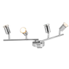 4 Way Ceiling Spotlight Adjustable Kitchen Bar Spot Light LED GU10 Bulbs Lamp