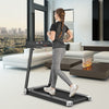 Foldable Electric Treadmill with APP Control & LED Display-Silver
