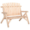 4 Piece Garden Lounge Set Solid Wood Spruce