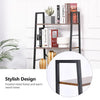 Industrial Bookcase Ladder Shelf Unit Rack Storage Shelving Bookshelf Home Stand