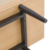 Large Wide Sideboard Cabinet Storage with 8 Shelves Compartments Rattan Cupboard