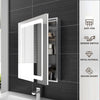 LED Bathroom Mirror Cabinet With Shaver Socket Storage/Demister Wall Mounted