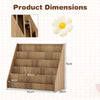 5-Tier Children Bookcase Magazine Storage & Display Rack-Natural