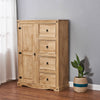 Corona 2 Door Wardrobe Tallboy 1 Door 4 Drawer Chest Mexican Solid Pine Bedroom