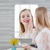Bathroom Mirror Vanity Rectangle Frameless Wall Mounted Bevelled Self Adhesive