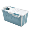 Folding Bathtub Water Tub Adult Children Kids Spa Soaking Sauna SPA Bath Tub Lid