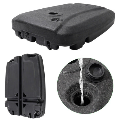 60KG Fillable Base for Banana Cantilever Parasol Garden Umbrella Stand On Wheels