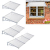 Straight Door Awning Patio Window Front Back Shelter Canopy Sun Shade Rain Cover
