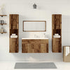 4 Piece Bathroom Furniture Set Old Wood Engineered Wood