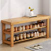 3 Tier Wooden Shoe Rack Seating Bench Hallway Storage Organiser Holder Stand