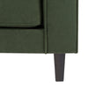 Dusk Soho Dark Olive Matte Velvet 3 Seater Sofa RRP £665