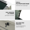 Metal Storage Box 1000L Lockable Gas Lift 185x82x79cm