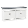 Large Shoe Bench Shoe Rack Shoe Storage Cabinets with Seat Cushion for Hallway