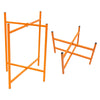 Mortar Spot Board Stand 500mm 750mm High Folding Steel Bricklayer Plastering