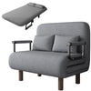 🔥2025 Double Folding 2 Position Convertible Sleeper Armchair Chair Sofa Bed UK