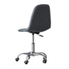 Cushioned Computer Desk Office Chair Chrome Legs Lift Swivel Adjustable Height