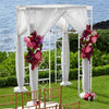 French Style Garden Arch Arbor Trellis Wedding Lawn Metal Gazebo Pergola Pavilio