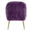 Velvet Scallop Shell Back Tub Chair Armchair Dressing Sofa Stool Bedroom Lounge