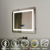 LED Illuminated Bathroom Mirror Bluetooth Shaver Socket Demister Dimmable Lights
