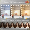 Vanity Hollywood Mirror 17 LED Makeup Light Up Mirror Dressing USB Charging Port