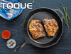 Toque Non Stick Frying Pan Cast Iron Steak Skillet Round BBQ Grill Cookware 30cm