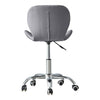 Cushioned Computer Desk Office Chair Chrome Legs Lift Swivel Adjustable Height