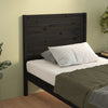 Lechnical Bed Headboard Black 96x4x100 Solid Wood Pine,Headboard for Y2M2