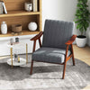 Upholstered Lounge Chair Leisure Chair Modern Accent Chair Fabric w/Cushions