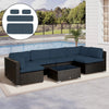 Cushion Covers Outdoor Rattan Sofa Set Replacement Polyester Cover Zip Fastening