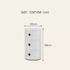 Round ABS Cylinder Cabinet Cupboard Drawer Storage Unit Bathroom Bedroom Stand