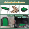 Blackjack Texas Hold’em Casino 8 Players Poker Table w/8 Cup Holders-Green