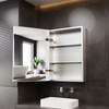 Sleek Aluminum Bathroom Mirror Cabinet Medicine Cabinet Waterproof Rustresistant