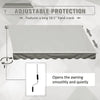 Patio Canopy Awning Shelter 4x3M Retractable Party Rain Cover Snow Protection