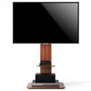 Industrial TV Floor Stand 33-65inch LCD LED Height Adjustable W Shelves