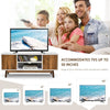 TV Stand for TVs up to 50’’ Entertainment Center Media Console Table w/ 2 Doors
