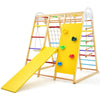 8-in-1 Kids Jungle Gym Playset Toddlers Indoor Wooden Climbing Toy Play Set
