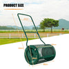 76L Metal Mesh Roller Compost Spreader Peat Moss Spreader Top Soil Seed Spreader