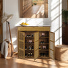 Large Wooden Shoe Cabinet Storage Cupboard Unit Shoe Rack Housekeeping Organiser