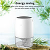 Portable Electric Dehumidifier 1100ml Tank for Home Condensation Moisture Damp