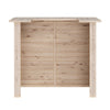 Pressured Treated Wooden 3 Wall Home Drinks Bar For Summerhouse Mancave Garden