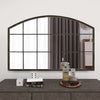 Large Window Style Wall Mirror Home Decor Rustic Art Room Hallway Arched Mirrors