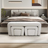 Ottoman Bench Set of 5 Bedroom Window Seat Entryway Footstool for Living Room